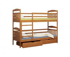 «Алтея» двоповерхове дерев'яне ліжко, бук, дуб