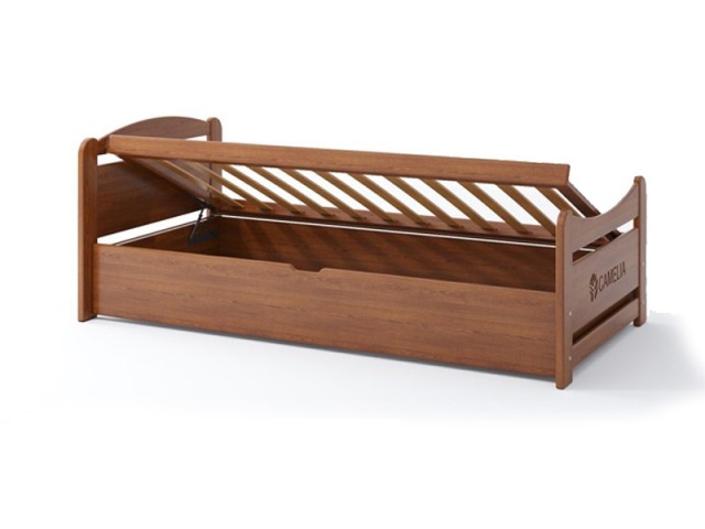 «Лінарія» дитяче дерев'яне букове ліжко з підйомним механізмом