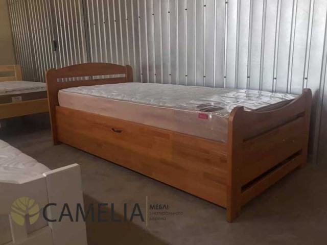 «Лінарія» дитяче дерев'яне букове ліжко з підйомним механізмом