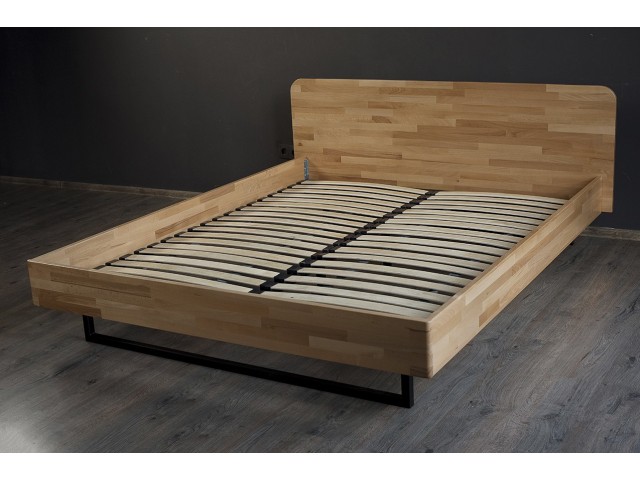 «Марго» дерев'яне букове ліжко на ніжках в стилі Лофт