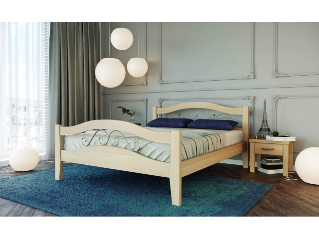 Афіна 2 — дерев’яне двоспальне ліжко