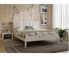 «Грація Преміум» — двоспальне ліжко з м'яким узголів'ям Arbor Drev