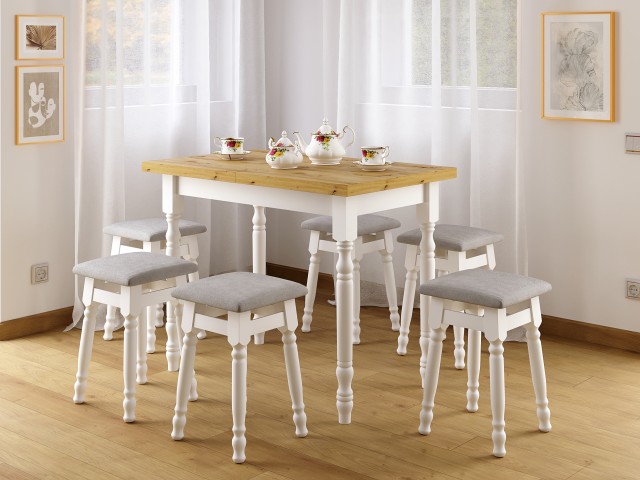 Нерозкладний дерев'яний стіл «Кухонний» — 100*60 см ArborDrev