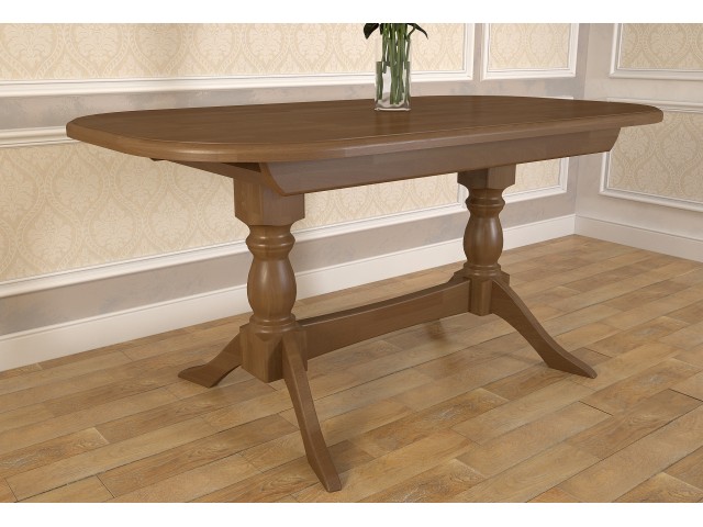 «Престиж» — великий розкладний стіл з дерева 160 (+40, +40)*76 см ArborDrev