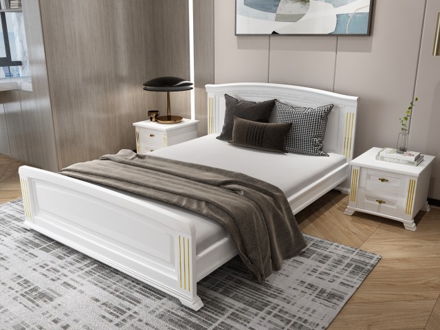 Дерев'яне ліжко «Афіна»: стиль, якість та надійність 