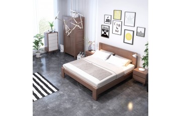 «Милан» — деревянная кровать в сдержанном дизайне