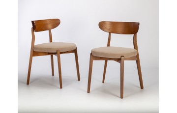 Деревянный дизайнерский стул Брайан, ольха/ясень
