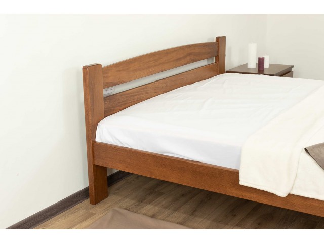 Дональд двоспальне дерев'яне букове ліжко з ящиками та без ящиків