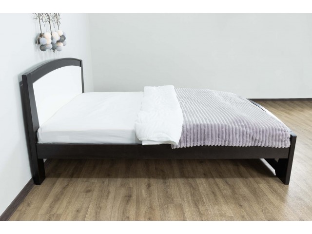 Женева двоспальне дерев'яне букове ліжко з ящиками та без ящиків