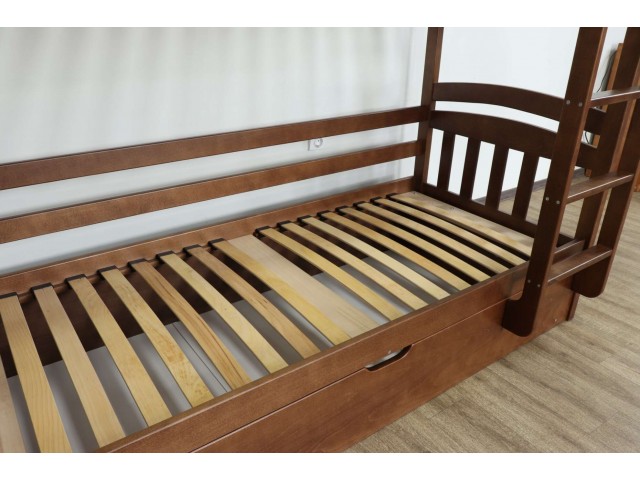 Мауглі двоярусне ліжко з підйомним механізмом