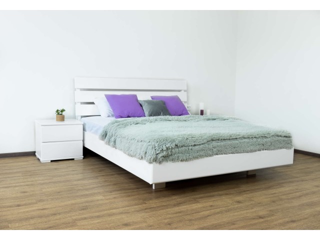 Оскар двоспальне дерев'яне букове ліжко з ящиками та без ящиків