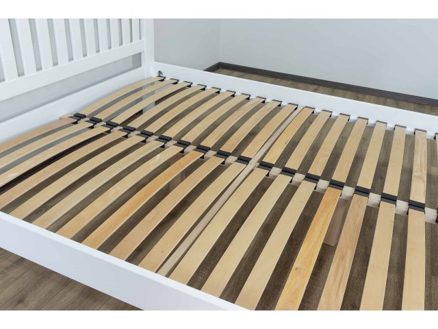 Жасмін двоспальне дерев'яне букове ліжко з ящиками та без ящиків