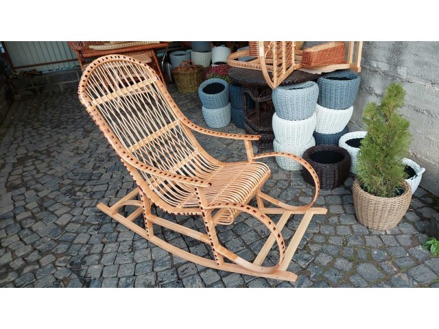 Кресло качалка плетеное из лозы Бука-Бука