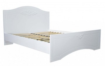 Ліжко дерев’яне двоспальне Анжеліка з висувними ящиками (МДФ)