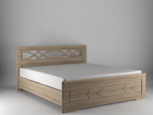 Ліжко дерев’яне одно/двоспальне Ліана (МДФ)