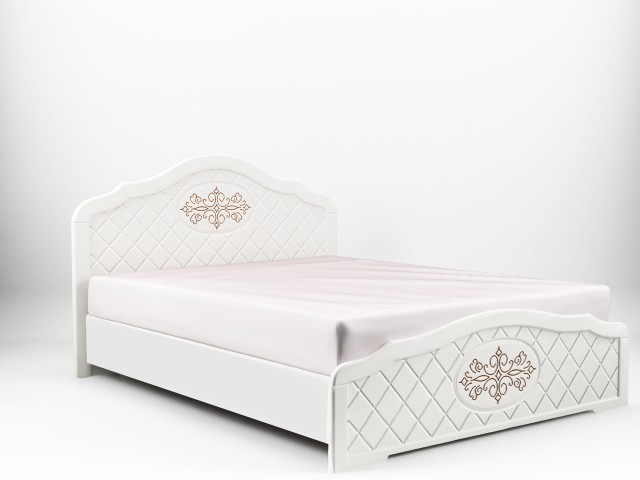 Ліжко дерев’яне двоспальне Лючія з підйомним механізмом (МДФ)