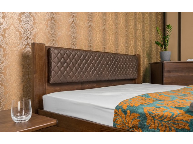 Ліжко дерев’яне двоспальне Грейс (Grace) (Бук, щит) з ящиками / підйомним механізмом