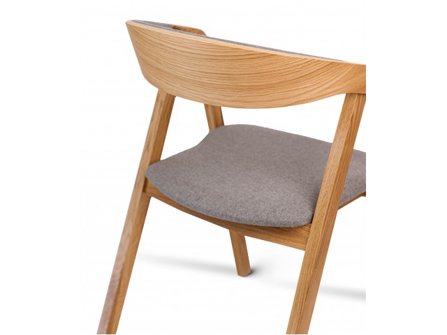 Дерев’яний дизайнерський стілець "Гуру Софт" (Guru Soft), бук/дуб