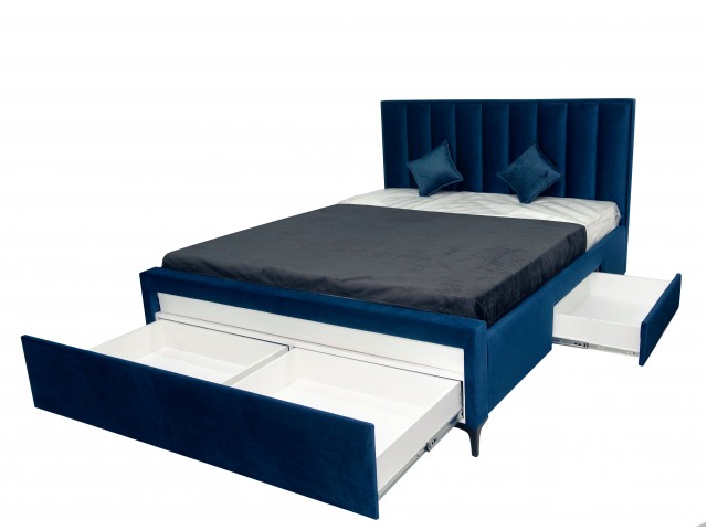 Ліжко м'яке «L012» з ящиками спереду або механізмом підйому Rizo Meble
