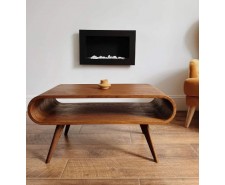 Дерев’яний журнальний стіл "Edge (Едж)" дизайнерський (масив дуба)