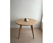 Дерев’яний стіл "Midi (Міді)" круглий шпонований (масив дуба) Paramatma Studio