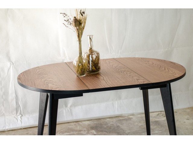 Дерев’яний стіл "Midi (Міді)" круглий шпонований (масив дуба) Paramatma Studio
