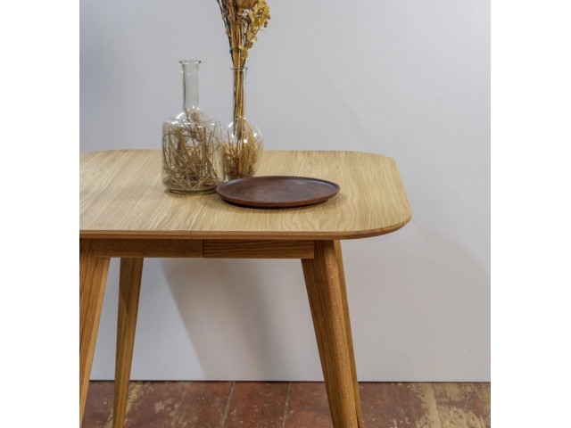 Дерев’яний стіл "Midi (Міді)" прямокутний зі шпонованою стільницею (масив дуба) Paramatma Studio
