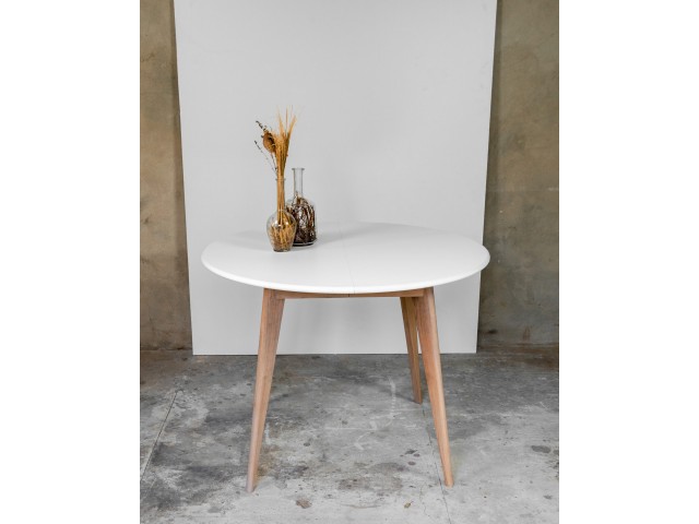 Дерев’яний стіл "Midi (Міді)" круглий фарбований Paramatma Studio