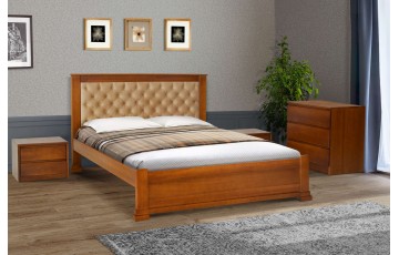 Арізона: дерев'яне ліжко з високим м'яким узголів'ям
