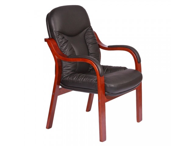 Кресло Буффало CF, кожа  черная (6231-D BLACK LEATHER+PVC)