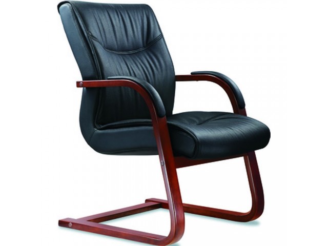 Кресло Монтана CF, кожа черная (619-D+PVC)