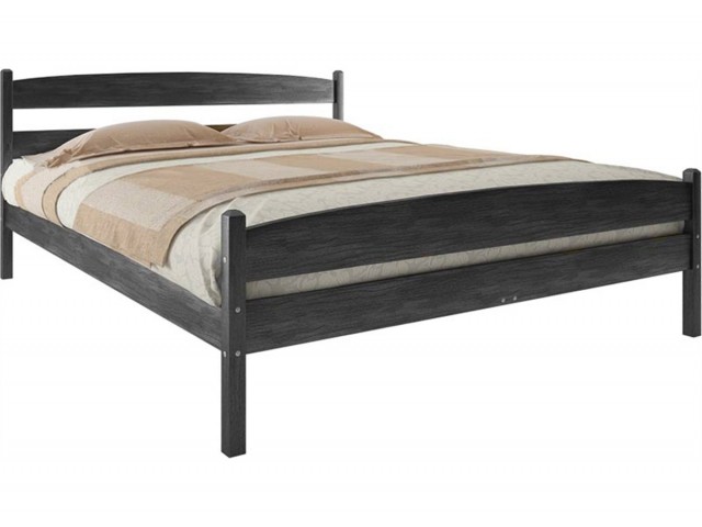 Ліжко дерев'яне одно -двоспальне Лікерія (Бук) з узніжжям (+ящики на вибір)