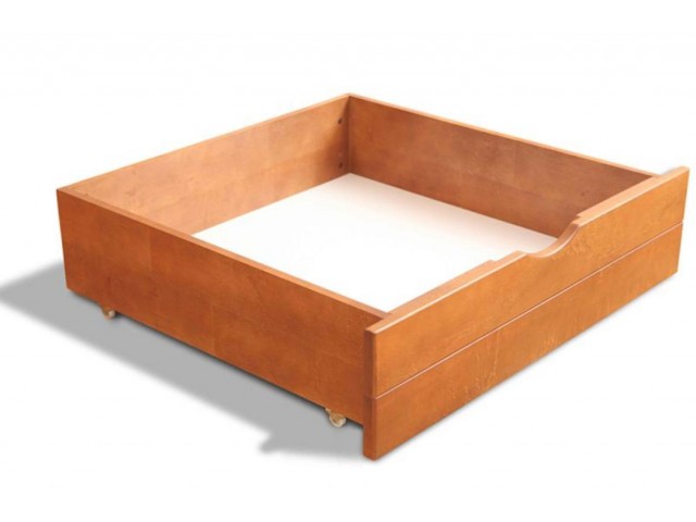 Ліжко дерев'яне двоспальне Монреаль (Вільха), 160*200 см,  узголів'я 89 см